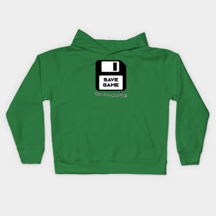 Save Game - "How About Great Idea?" Kids Hoodie